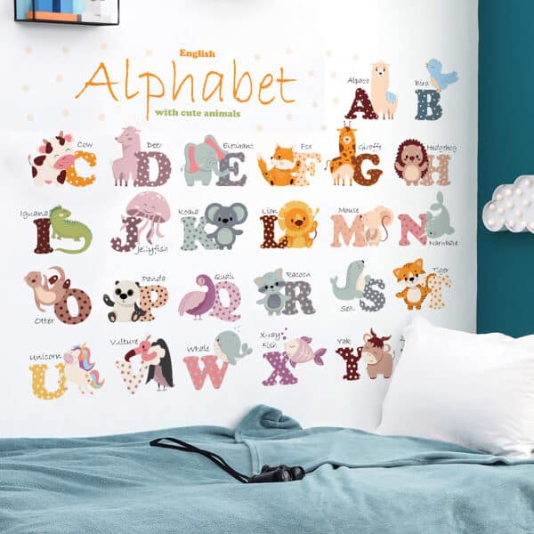 Αυτοκόλλητο Τοίχου Sipo Animal Alphabet