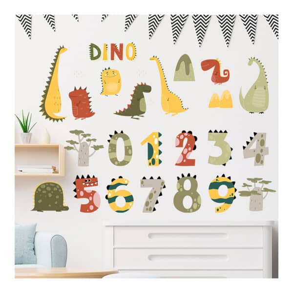 Αυτοκόλλητο Τοίχου Sipo Dino Numbers - Image 6