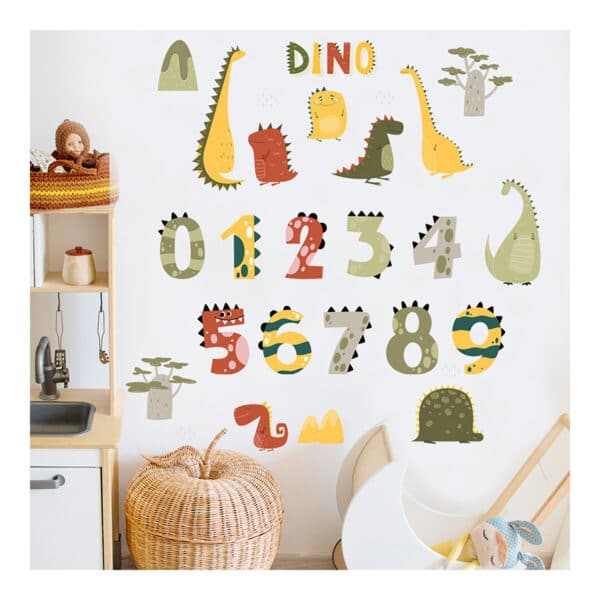 Αυτοκόλλητο Τοίχου Sipo Dino Numbers - Image 2