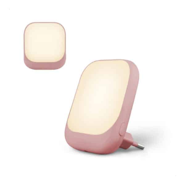 Φωτάκι Πρίζας Led με Αισθητήρα Νυκτός ZAZU Socket Light Ροζ