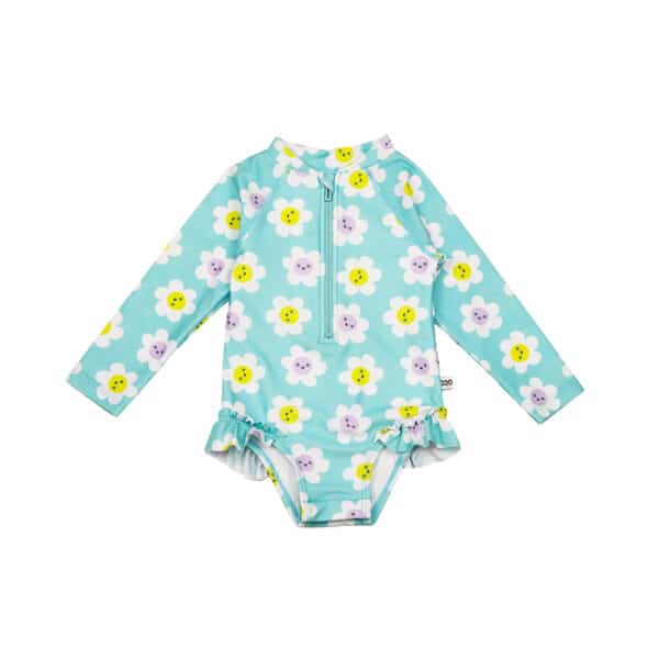 Ολόσωμο Μαγιώ με Μανίκια UV Zoocchini Daisy
