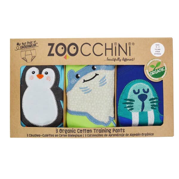 Εκπαιδευτικά Βρακάκια Zoocchini 3τμχ Sea Crew