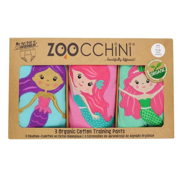Εκπαιδευτικά Βρακάκια Zoocchini 3τμχ Mermaids