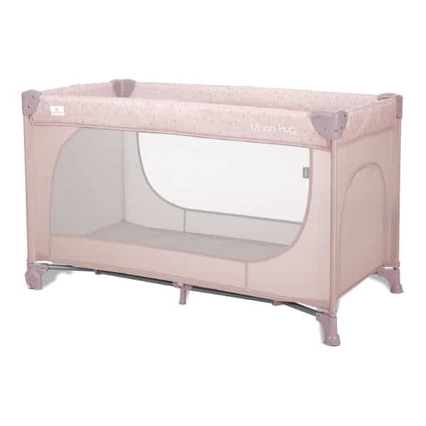 Παρκοκρέβατο 1 Επιπέδου Lorelli One Touch Fold Moon Hug Pink