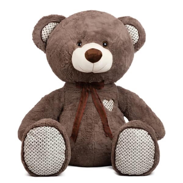 Αρκουδάκι με φιόγκο 100εκ Amek Toys Brown