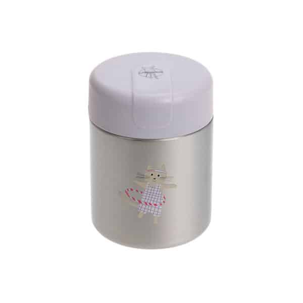 Θερμός φαγητού 315ml Laessig Tiny Team cat