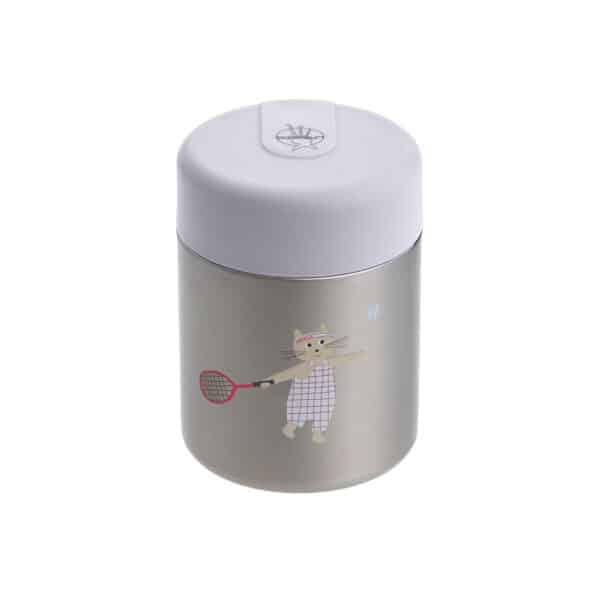 Θερμός φαγητού 315ml Laessig Tiny Team cat