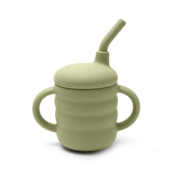 Βρεφικό Ποτήρι Σιλικόνης Amek Toys Green