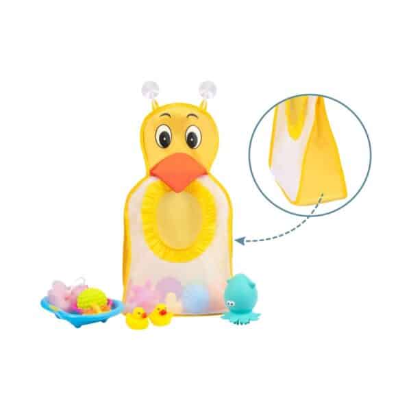 Θήκη Οργάνωσης Παιχνιδιών Μπάνιου Sevibaby Duck