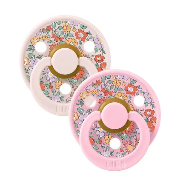 Πιπίλες Καουτσούκ 6-18M 2τμχ Bibs X Liberty Oscar Meadow Petal Mix
