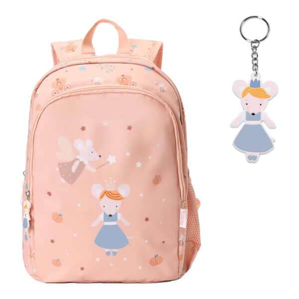 Σακίδιο Μεγάλο με Δώρο Μπρελόκ Tutete Mouse Fairies