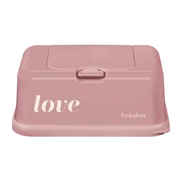 Θήκες για μωρομάντηλα Funkybox Vintage pink Love