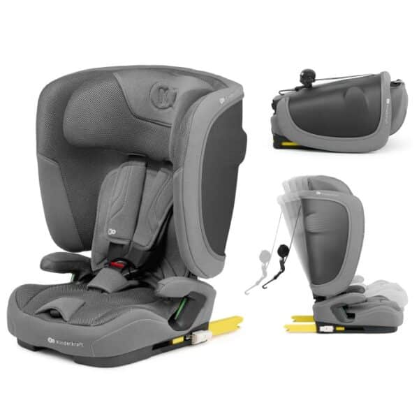 Κάθισμα Αυτοκινήτου 76-150cm i-Size Isofix Kinderkraft Fix2Go Grey