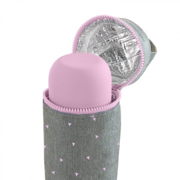 Ισοθερμική τσάντα 500ml MiniLand Silky Pink