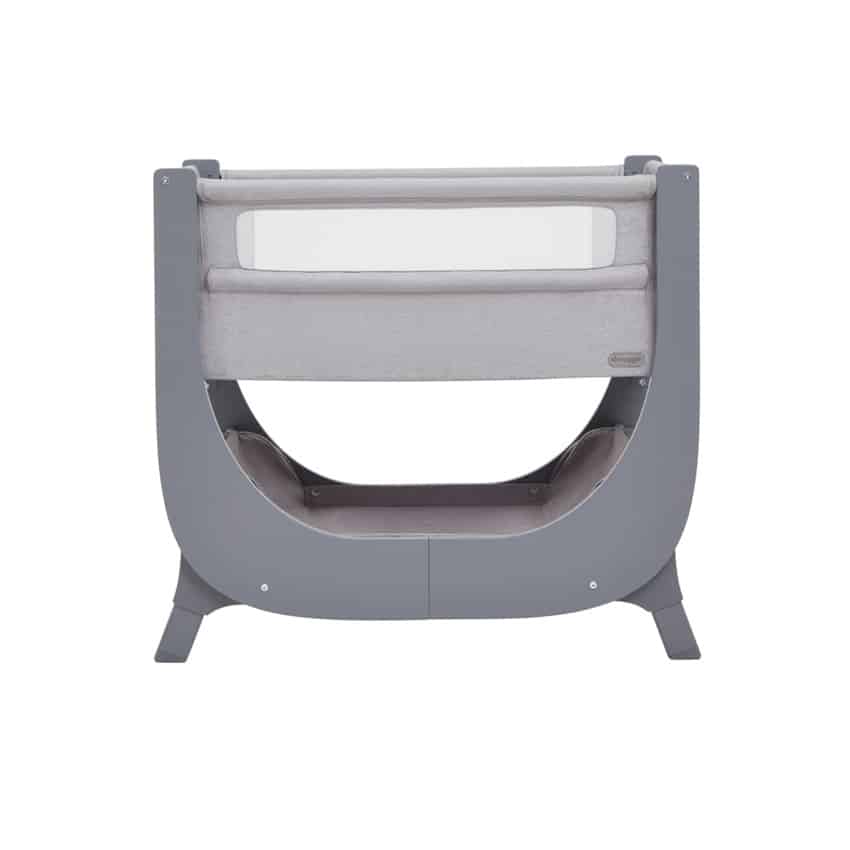 Shnuggle Lite Λίκνο με στρώμα- Αυτόνομο ή και για προσαρμογή στο κρεβάτι με πολλαπλές θέσεις ύψους Γκρι