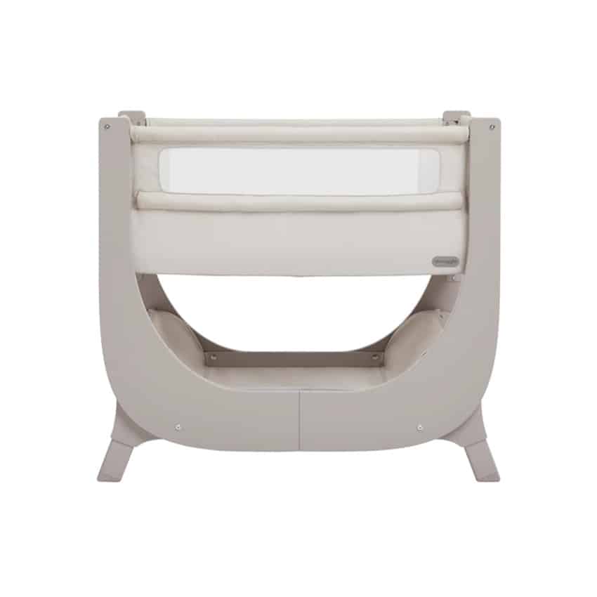 Shnuggle Lite Λίκνο με στρώμα- Αυτόνομο ή και για προσαρμογή στο κρεβάτι με πολλαπλές θέσεις ύψους Μπεζ