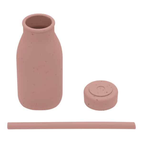 Μπουκάλι Με Καλαμάκι Σιλικόνης Kikka Boo Platinum Blush - Image 3