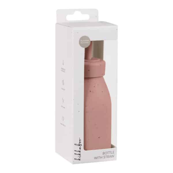 Μπουκάλι Με Καλαμάκι Σιλικόνης Kikka Boo Platinum Blush - Image 4