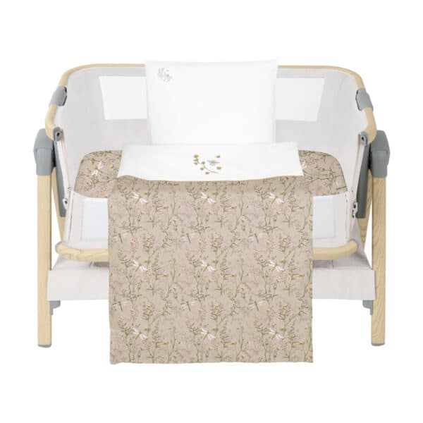 Σετ Προίκας για λίκνο 5τμχ Kikka Boo Secret Garden Beige