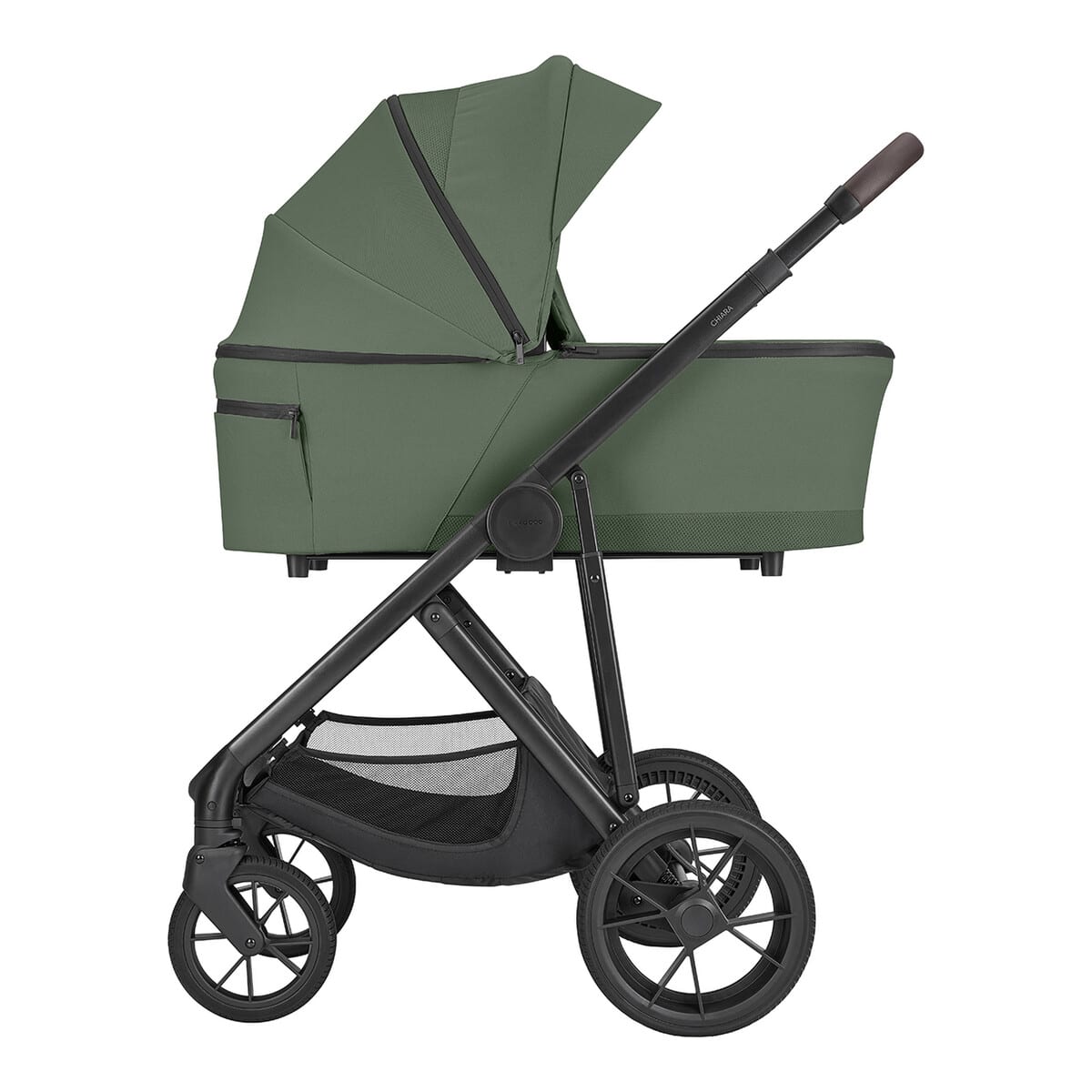 Πολυκαρότσι 3 Σε 1 Με Καλαθούνα Kikka Boo Chiara Army Green 2027 - Image 11