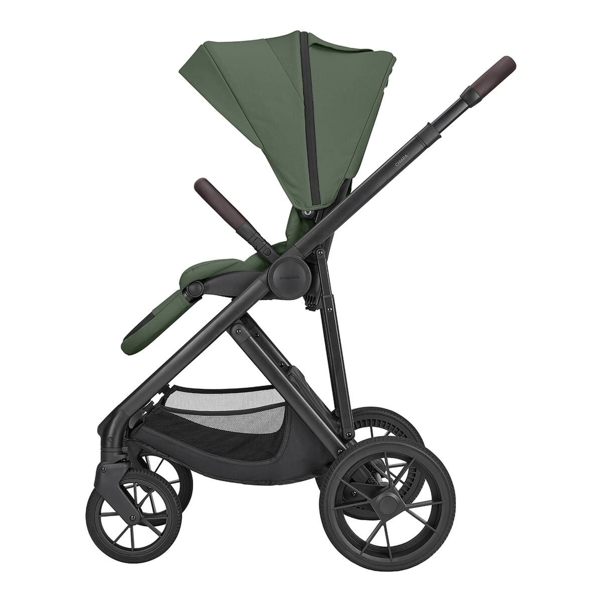 Πολυκαρότσι 3 Σε 1 Με Καλαθούνα Kikka Boo Chiara Army Green 2027 - Image 5