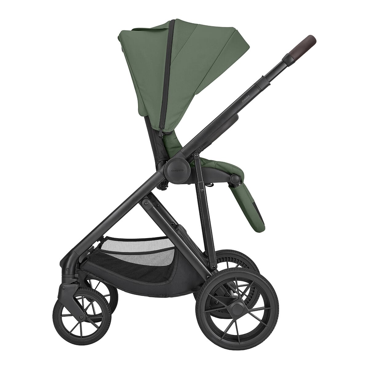 Πολυκαρότσι 3 Σε 1 Με Καλαθούνα Kikka Boo Chiara Army Green 2027 - Image 6