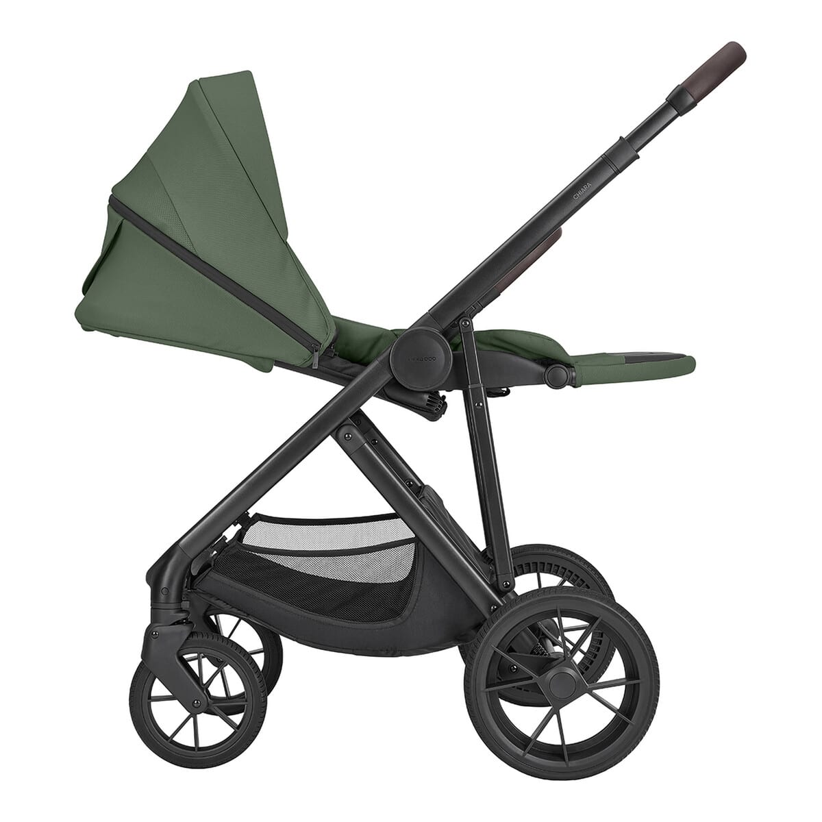Πολυκαρότσι 3 Σε 1 Με Καλαθούνα Kikka Boo Chiara Army Green 2027 - Image 8