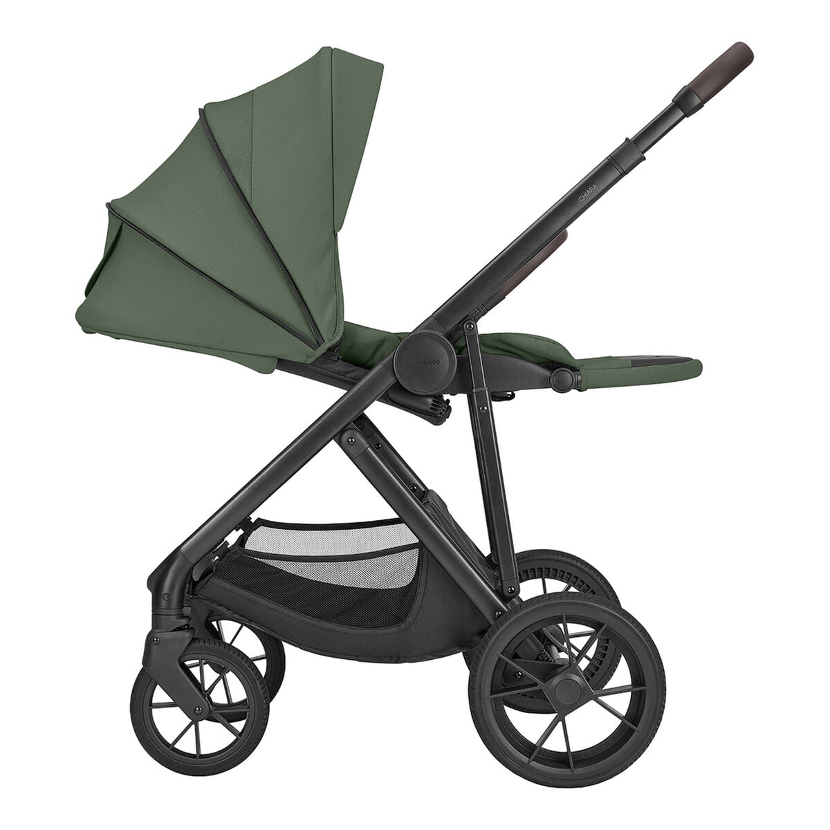 Πολυκαρότσι 3 Σε 1 Με Καλαθούνα Kikka Boo Chiara Army Green 2027 - Image 9