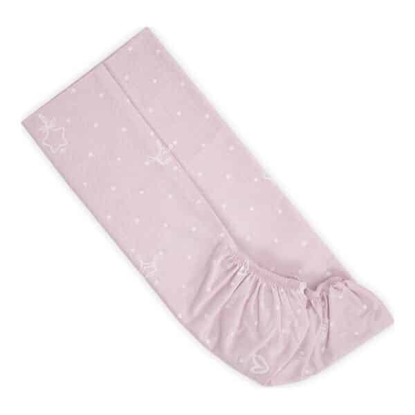 Σεντόνι με Λάστιχο για Καλαθούνα 90x50εκ Lorelli Little Bear Pink
