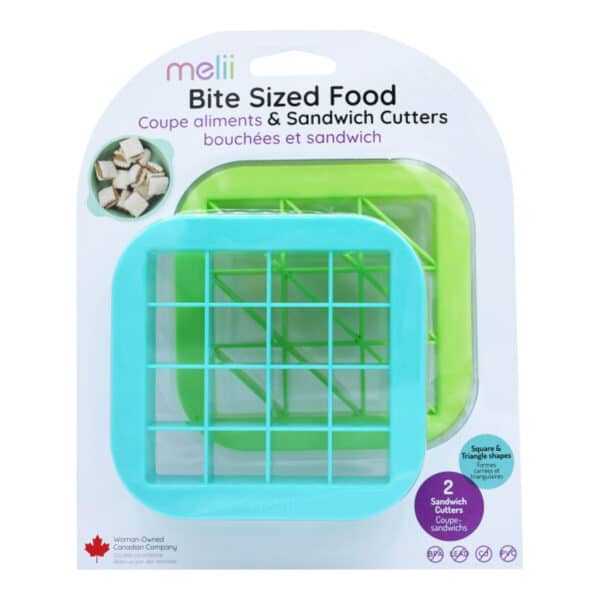 Κόπτες Σάντουιτς 2τμχ Melii Blue/Lime