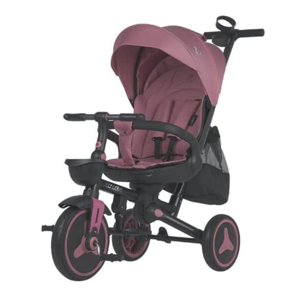 Τρίκυκλο Ποδήλατο Αναδιπλούμενο Coccolle Urbio Plus Smoked Pink