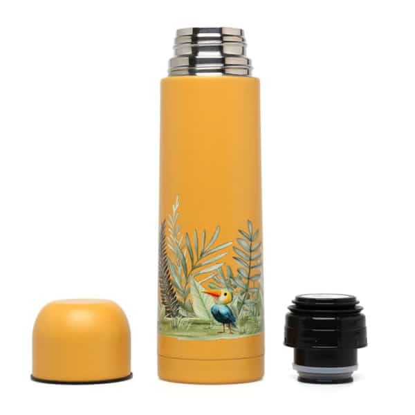 Θερμός Υγρών 500ml Kiokids Ώχρα