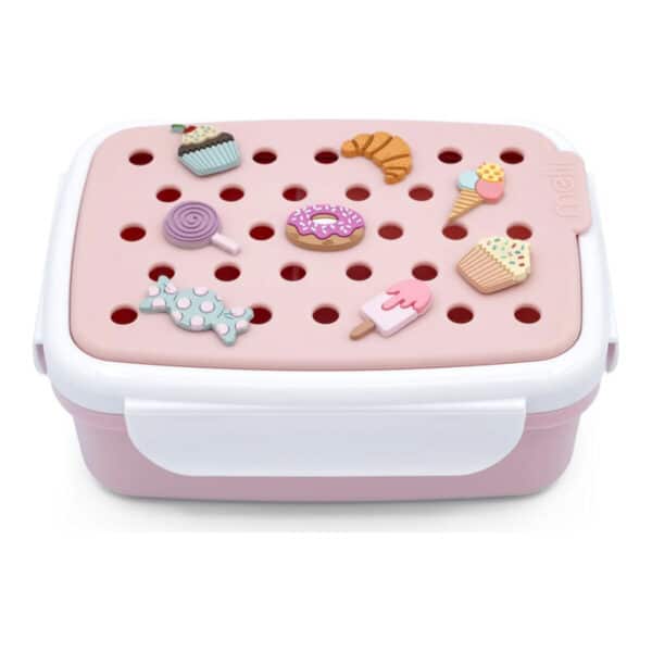 Φαγητοδοχείο με Charms Melii Bento Ροζ