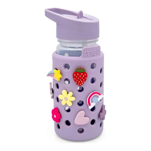 Παγούρι 450ml με Charms Melii Μωβ