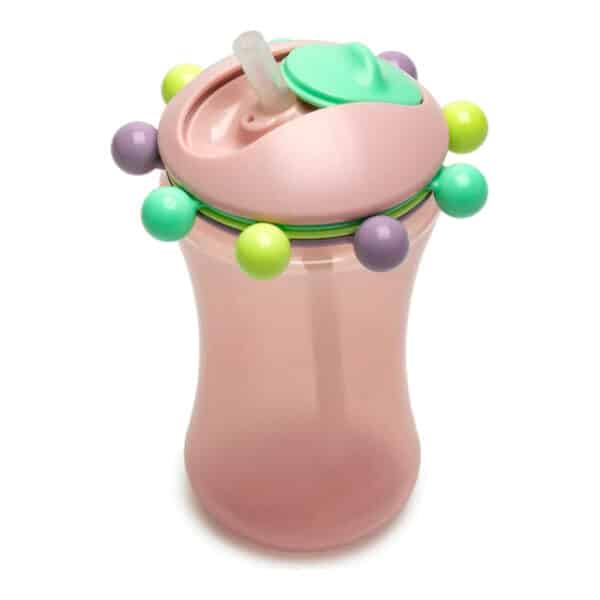 Παιδικό Ποτηράκι 340ml Melii Abacus Pink