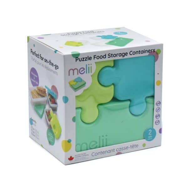 Φαγητοδοχείο 2τμχ Melii Puzzle Bento Boys