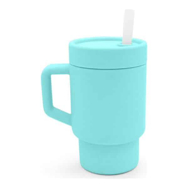 Παγούρι Σιλικόνης με Καλαμάκι Melii Tumbler Μπλε