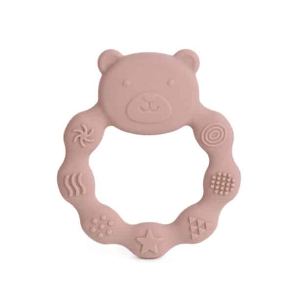Μασητικό Σιλικόνης Amek Toys Bear Field Grey