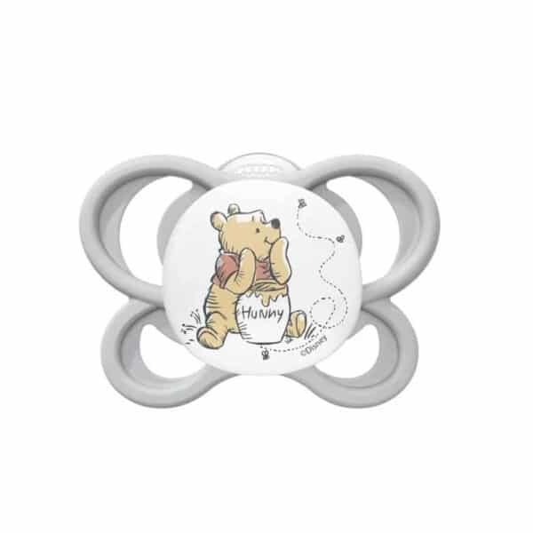 Πιπίλα Σιλικόνης 0-6M Nuk Perfect Match Air Disney Winnie Grey