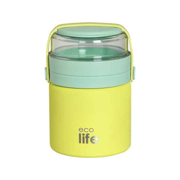 Θερμός Φαγητού 450ml Ecolife Jar Yellow