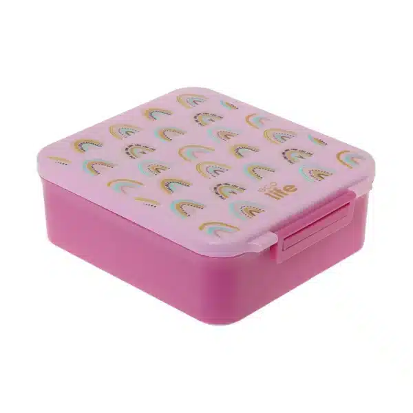 Φαγητοδοχείο με χωρίσματα & θερμομπόλ 1700ml Ecolife Rainbow Love
