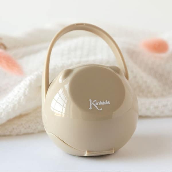 Θήκη Πιπίλας Σιλικόνης Kiokids Beige