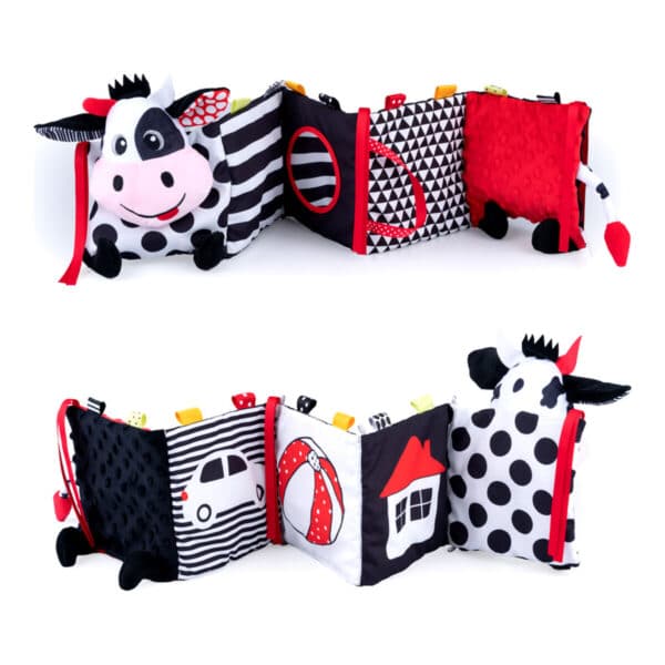 Μαλακό Βιβλιαράκι Δραστηριοτήτων Bali Bazoo 81044 Contrasting Book Cow
