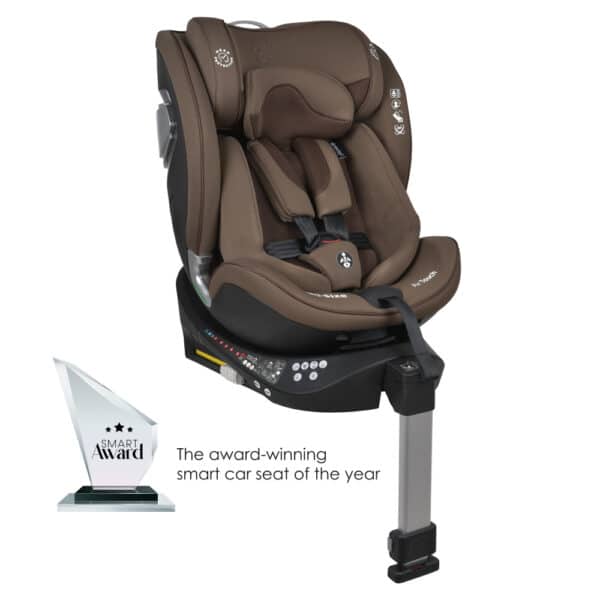 Κάθισμα Αυτοκινήτου 40-150εκ I-size 360° Bebe Stars Air Touch Coffee