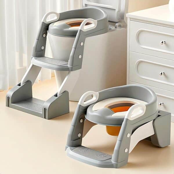 Εκπαιδευτική Σκαλιέρα Τουαλέτας 3 σε 1 Babywise Grey