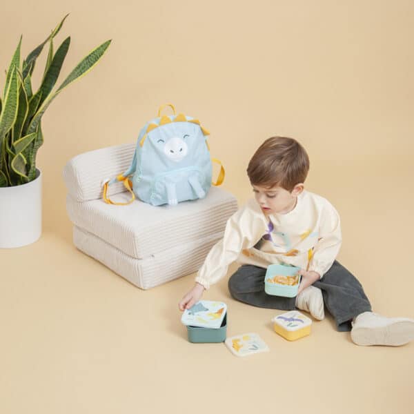Σετ παιδικά δοχεία φαγητού 3τμχ MiniLand Snack Box Jurassic