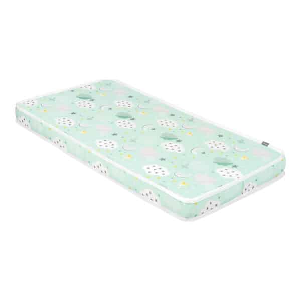Στρώμα 60x120x7εκ Kikka Boo Fantasia Clouds Μέντα