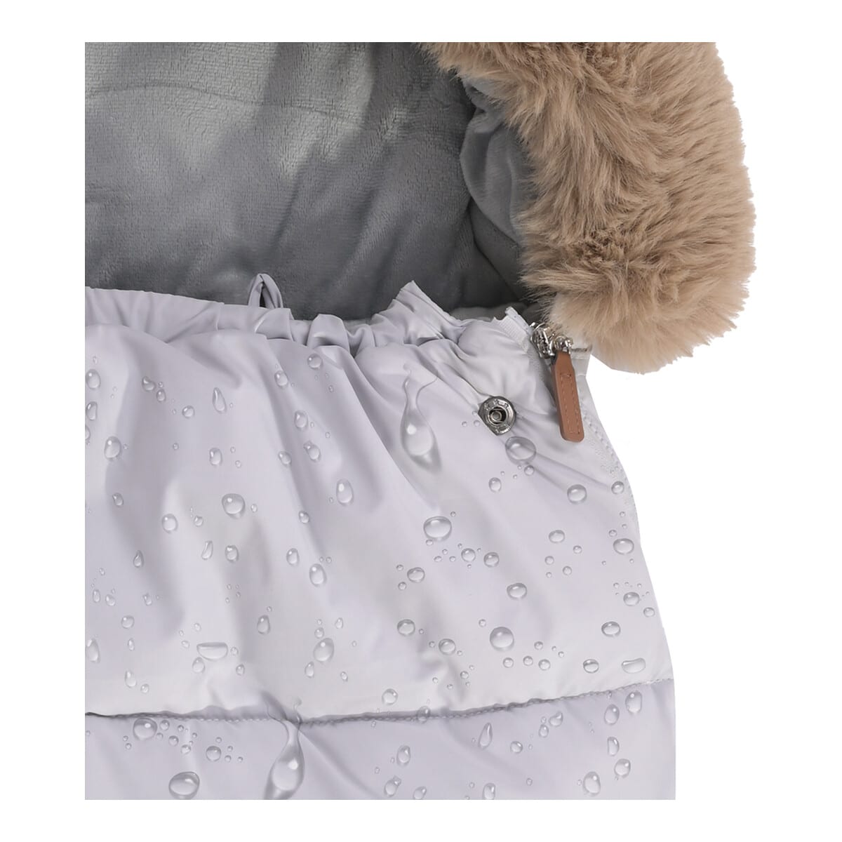 Αδιάβροχος Ποδόσακος Καροτσιού Lorelli Thermo Luxe Beige - Image 7