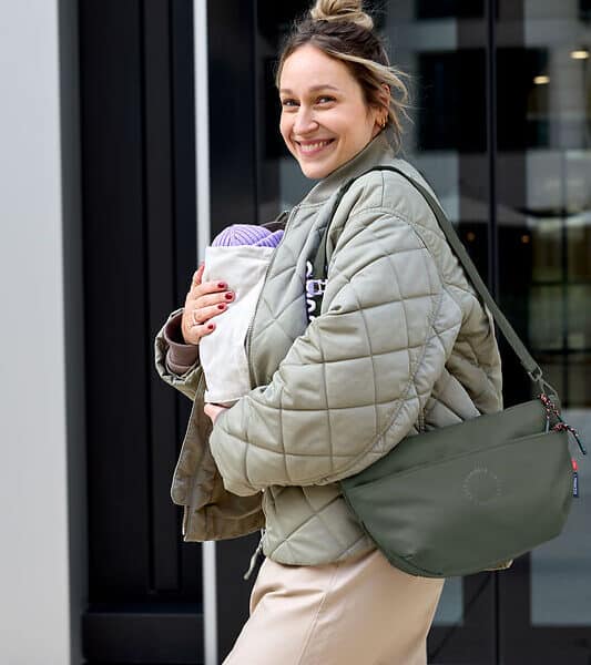 Τσάντα Organizer καροτσιού Laessig Buggy Bum Bag dark olive
