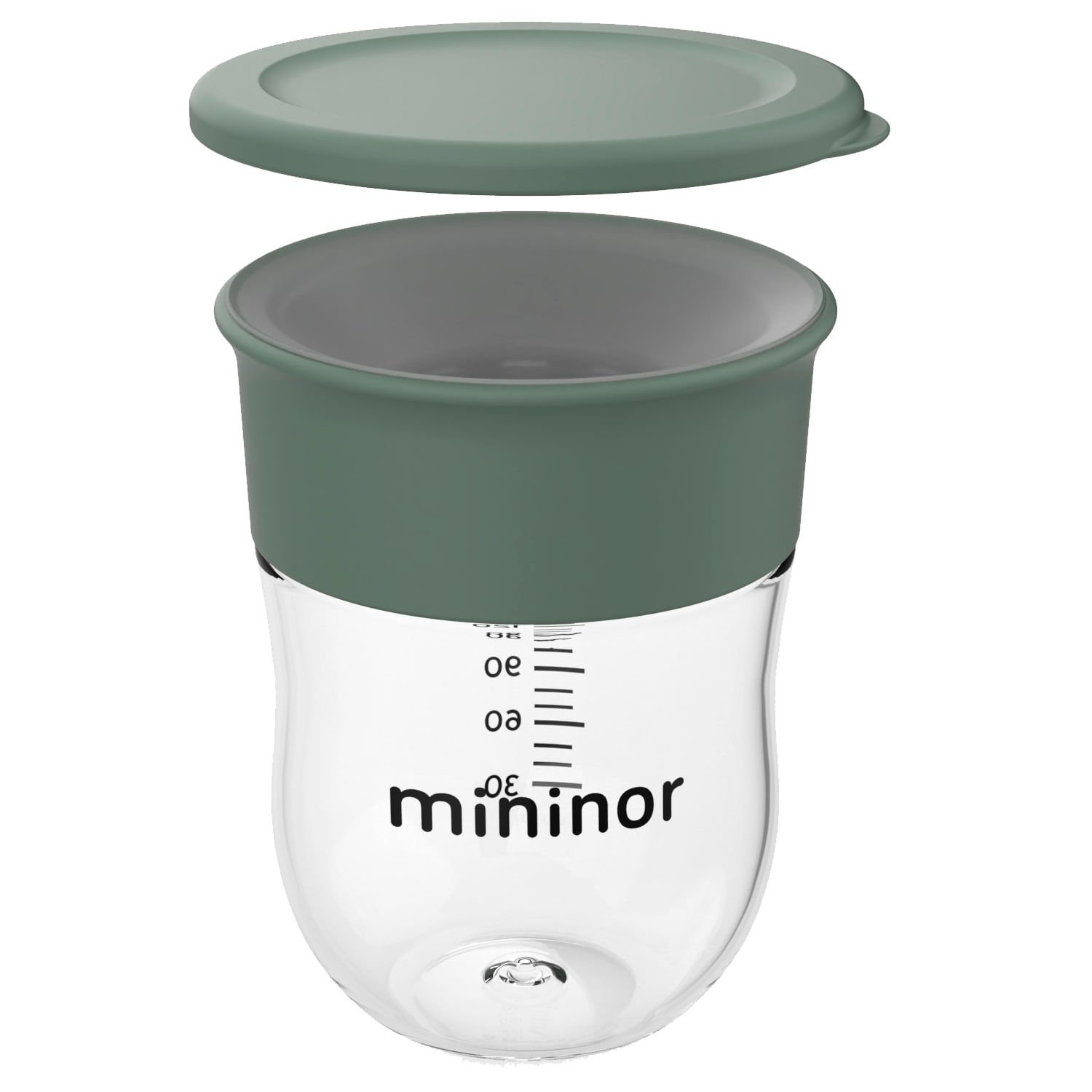 Εκπαιδευτικό Ποτηράκι 220ml 360° Mininor Willow Green